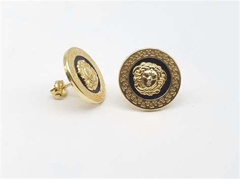 Pendientes de lujo de Versace para hombre 